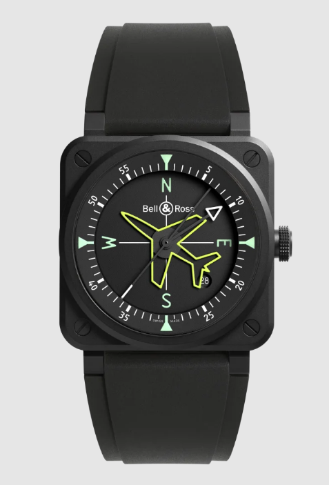 Bell & Ross BR-03 Gyrocompass Replica Watch BR03A-CPS-CE/SRB